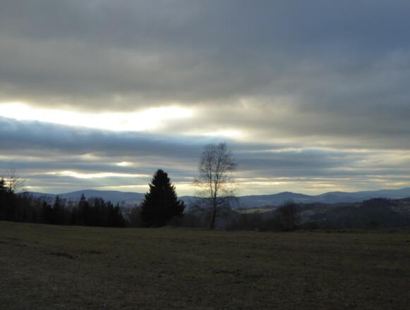 Aussicht Nähe des Parkplatzes