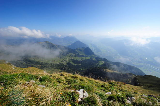 Der Tiefblick aufs Inntal ist beeindruckend.