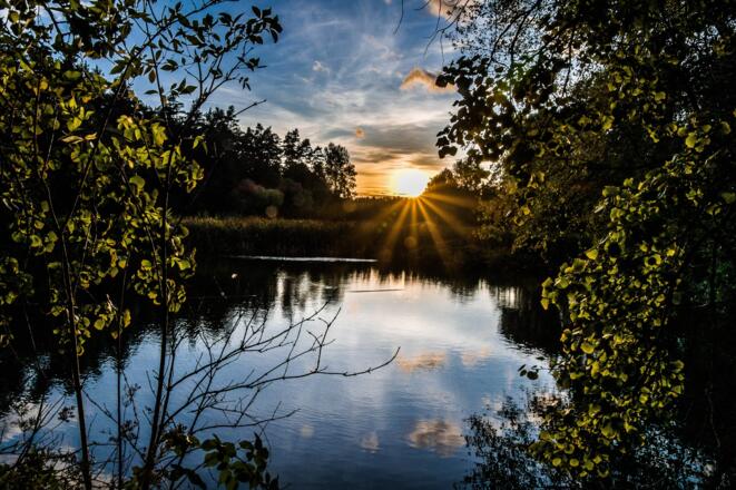 Abendstimmung am Krugsweiher