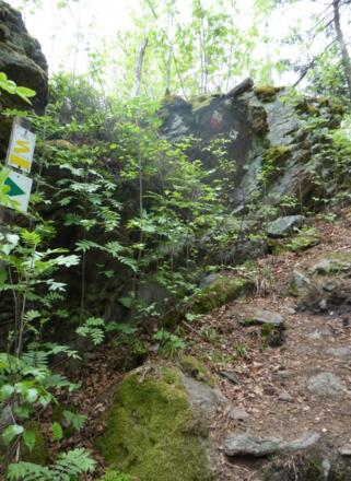 Wilde Pfade am Grat des Klammerfels