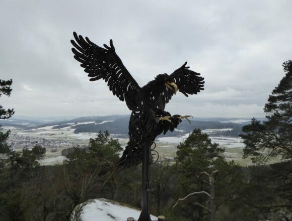 Adler am Berg