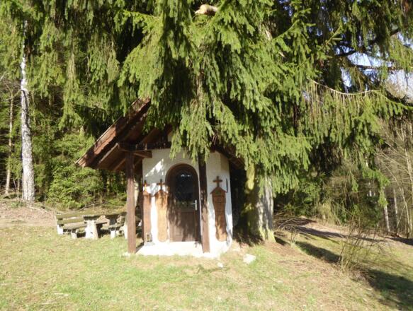 Kapelle kurz nach Unterholzen