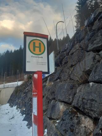 Bushaltestelle Freizeitpark