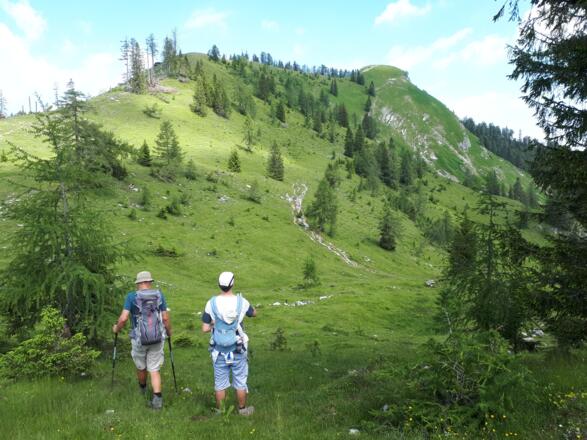 Senke vor dem Südgratrücken