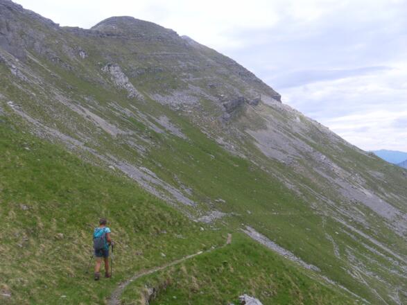 Krapfenkarspitze Südflanke von der Jägersruh