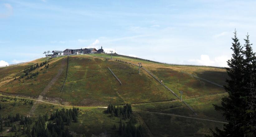Schmittenhöhe 1965m von Westen