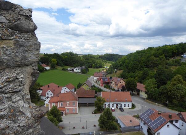 Aussicht von der Burg Wolfsegg