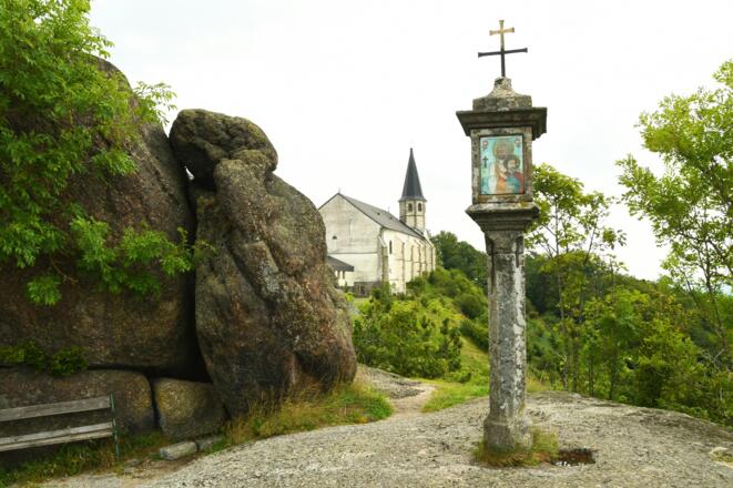 Buckelwehluck`n und Aussichtsplattform in St. Thomas am Blasenstein