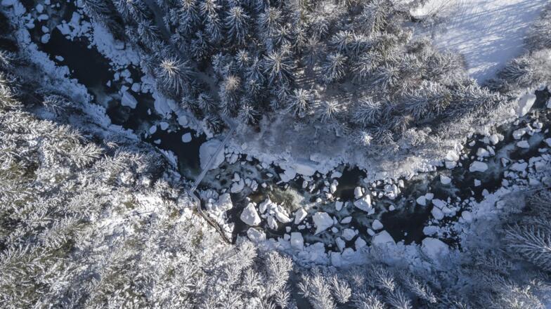 Wellerbrücke Winter
