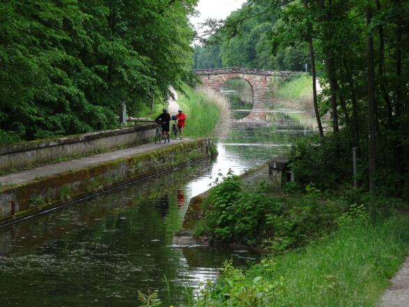 Alter Kanal, Trogbrücke über den Gauchsbach