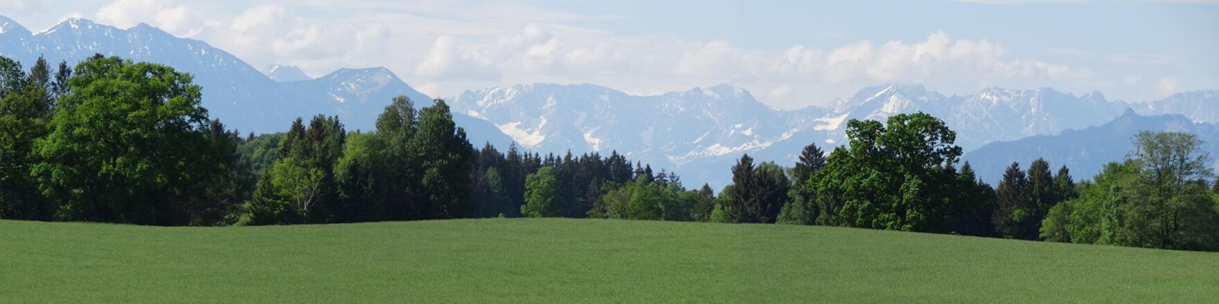 Bergpanorama bei Egenried