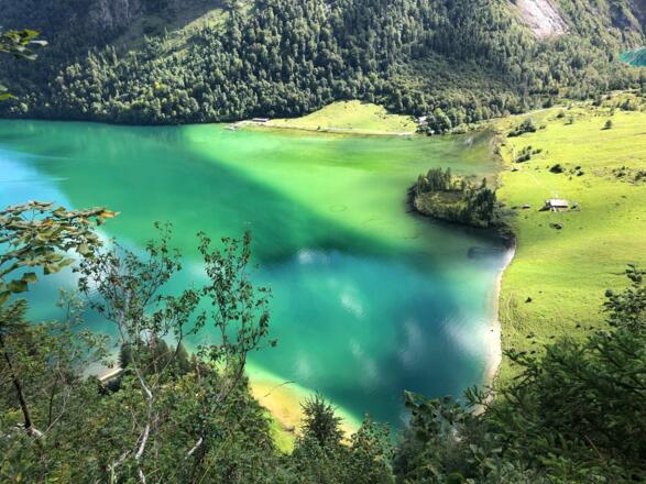 Blick vom Sagerecksteig auf Salet