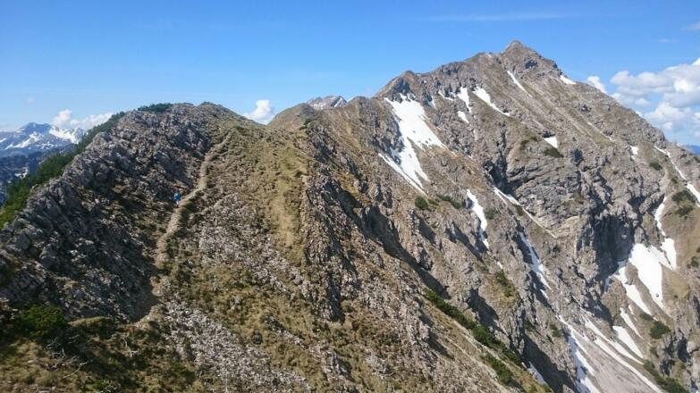Anstieg zum Kuchelbergspitz