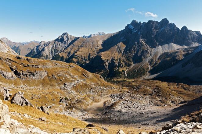 Blick Richtung Hanauer Hütte