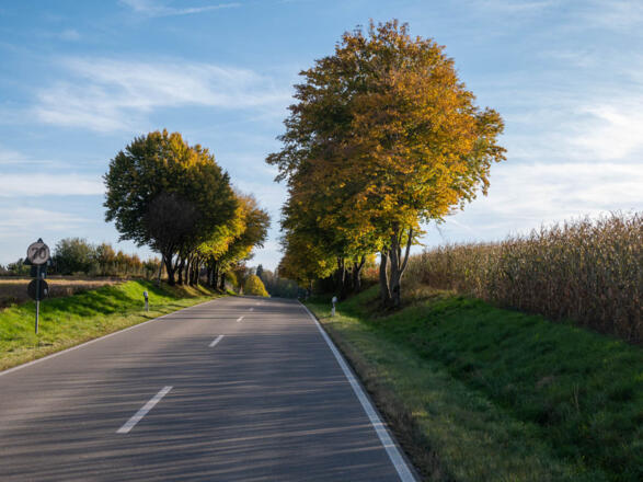 weiter durch tolle Landschaft