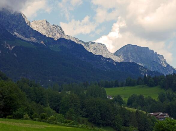 Blick zum Untersberg