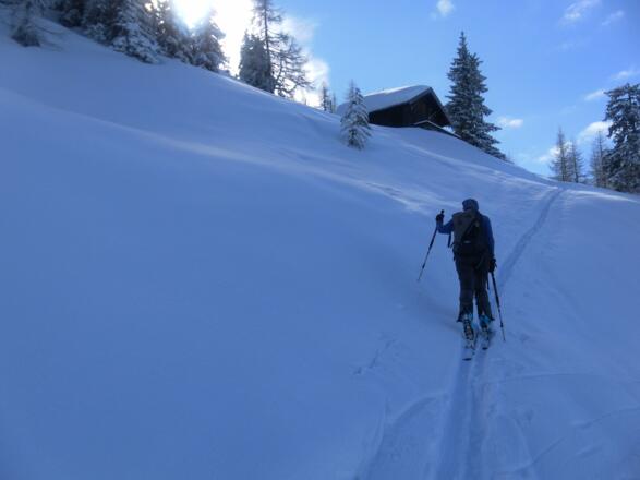 Almhütte zwischen den Pisten