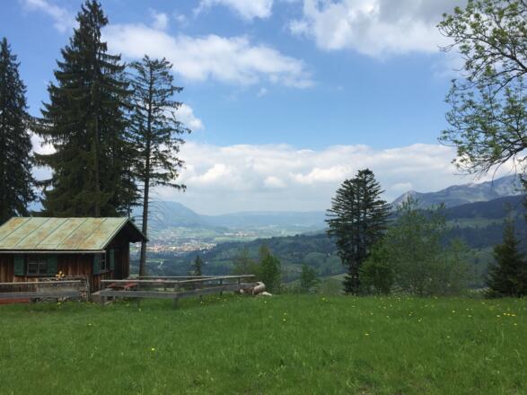 Die unbewirtschaftete Blörchachalpe