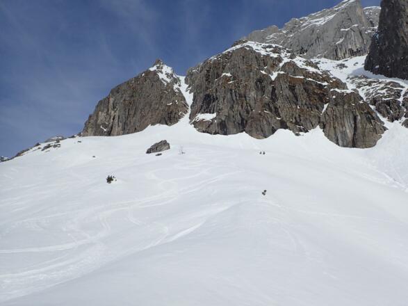Kurz vor dem Endpunkt der Tour
