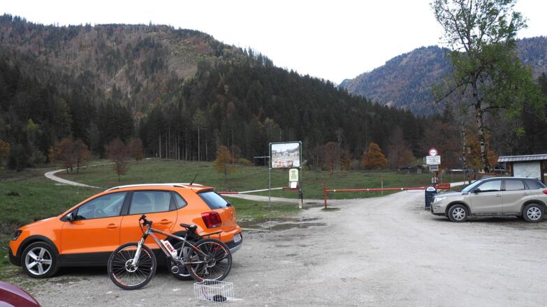 Parkplatz Rettenbachtal um 630m