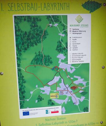 Schautafel-Selbstbau-Labyrinth