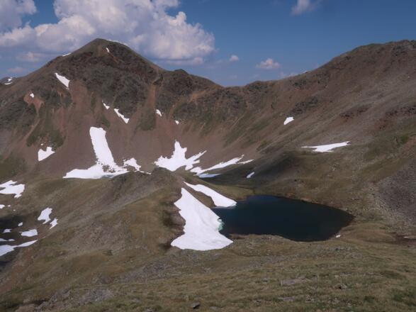 Ochsenalmsee bei der Munzalscharte.