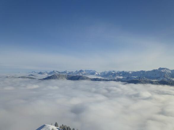Gipfelblick nach Osten