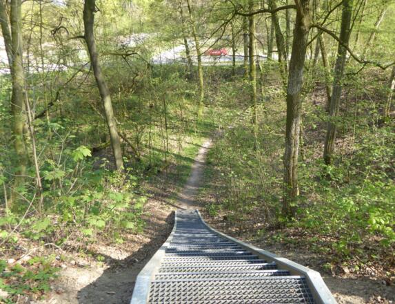 Treppe des "Grauens" :-) - ein paar Höhenmeter sollen es noch werden