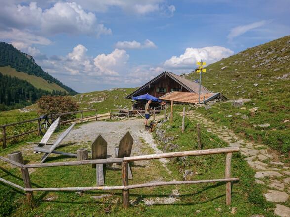 Der Ruhebereich der unteren Freudenreichalm