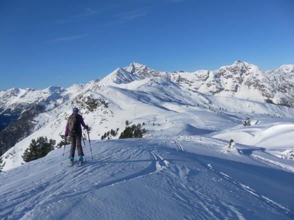 am Weg zum Zechnerriegel vor dem Gurpitscheck