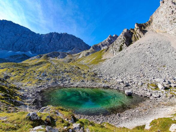 Der kleine Brendlisee im Brendlikar