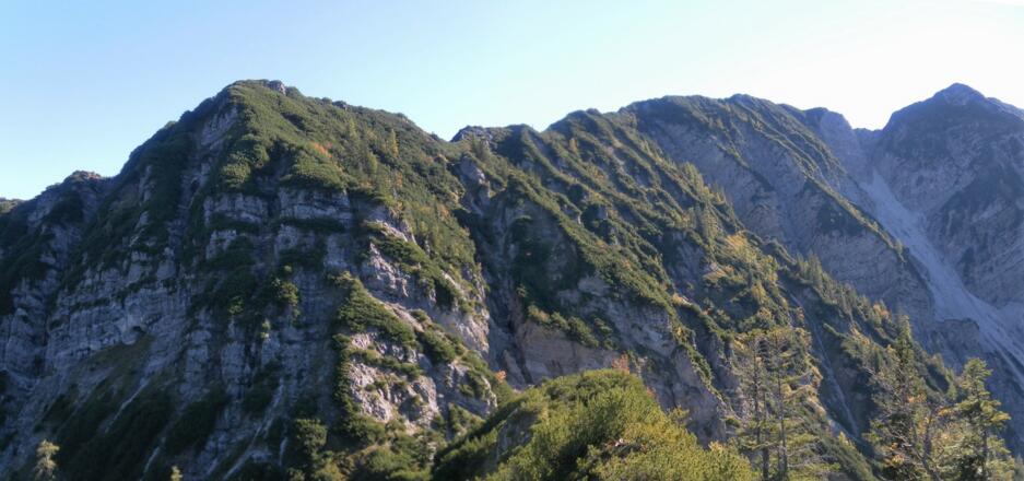 Nordkamm vom Brunstkopfanstieg