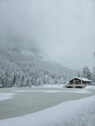 Pflegersee im Winter