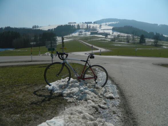 Erste Bergwertung: Übergang Grossau