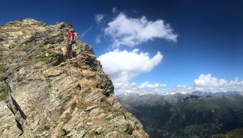 Kurz vor dem Gipfel