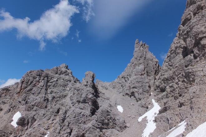 Blick zurück auf den Augzahn