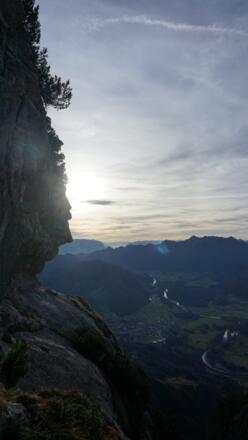 Schöner Anblick im Abstieg unterhalb des Hochlerch