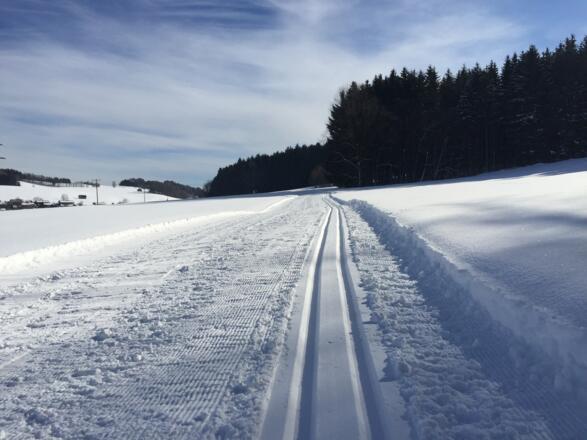 Anstieg mit Seitenneigung