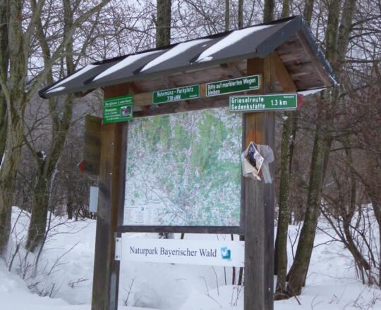 Wanderparkplatz in Rohrmünz