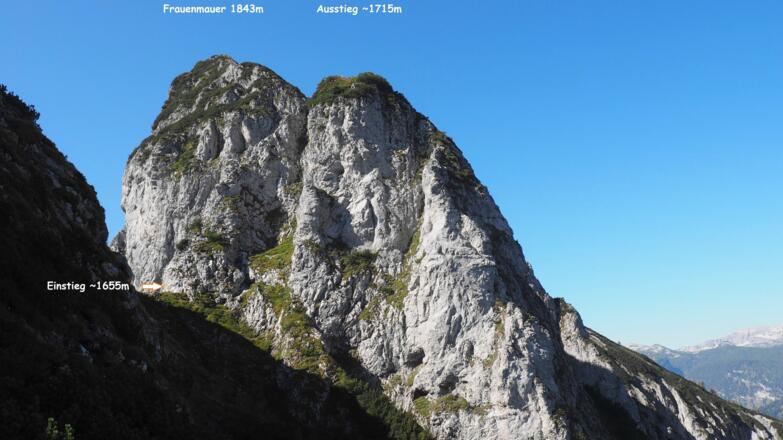 Passage: Wildfrauenklettersteig ~1655m - 1715 m