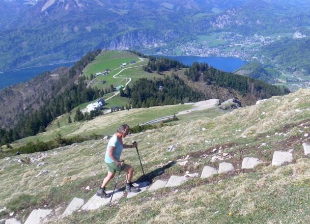 Schafbergalm über dem Wolfgangsee