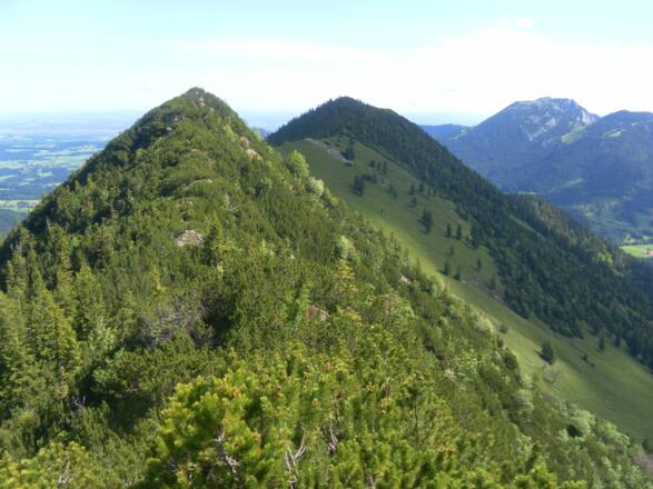 Rückblick zum Heißenplattenkamm