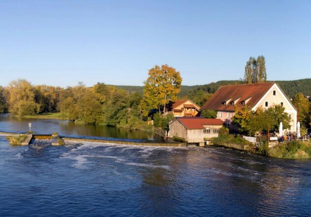 Wehr an der Eichmühle bei Regenstauf