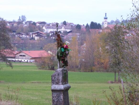 Blick auf Neukrichen b. Hl. Blut
