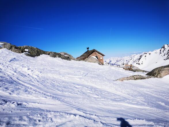 Rojacherhütte Richtung Steilaufschwung