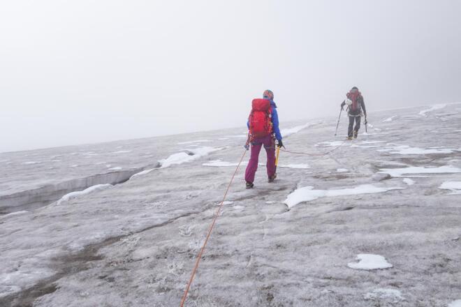 Auf dem Übeltalferner zur Müllerhütte.
