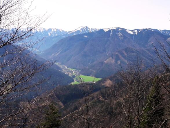 Hinterberg 1069m mit Hollersbach-Blick