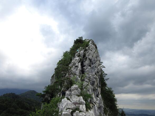 Blick vom 1. Turm auf den weiteren Gratverlauf