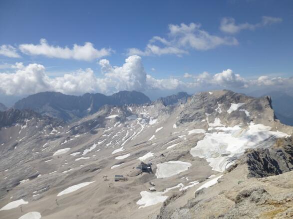 Grandioser Blick übers Zugspitzplatt