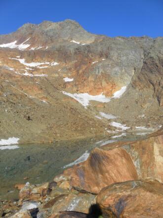 Schneespitze vom Hinteren Stubensee
